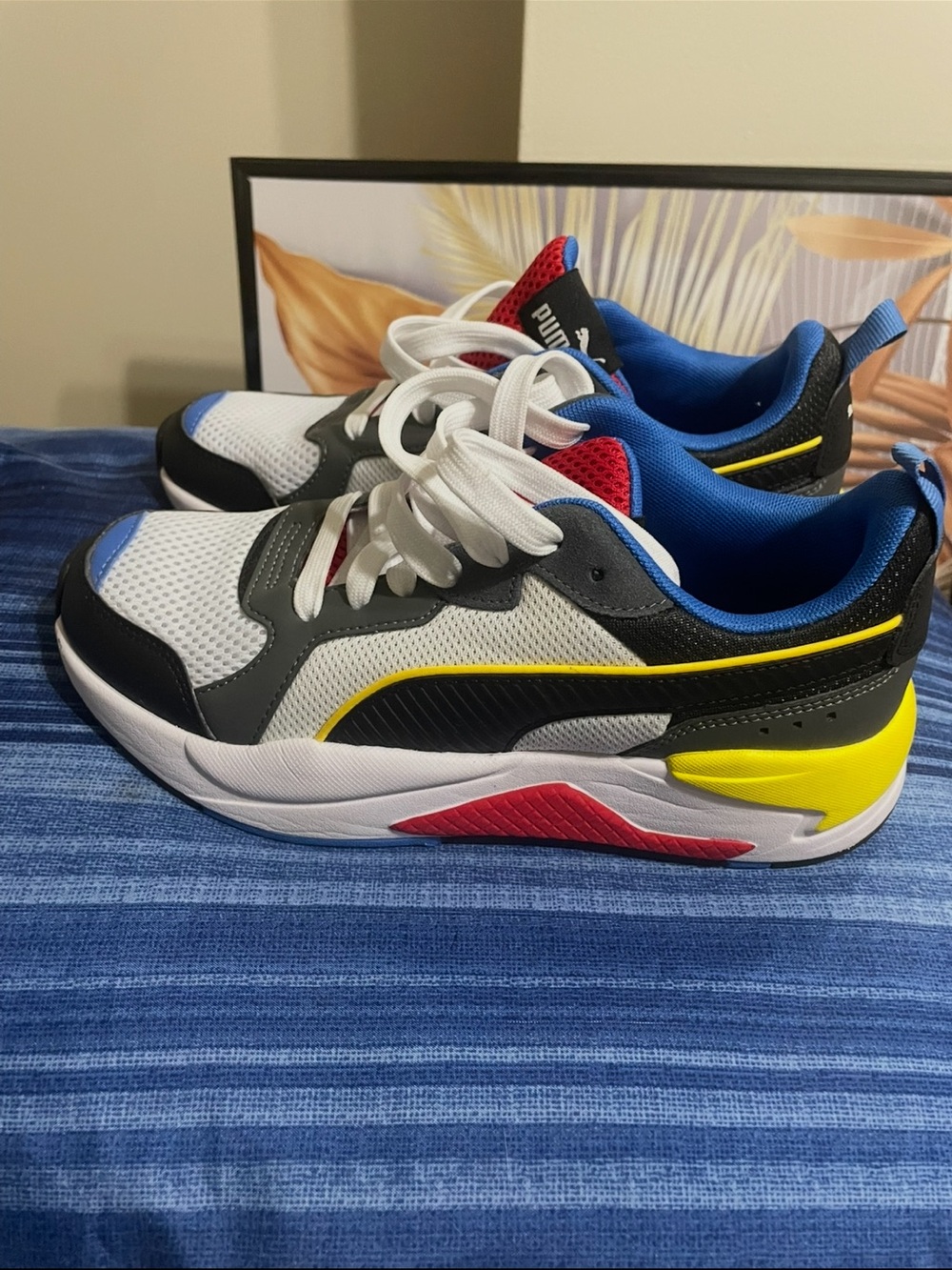 PUMA ' White Multicolor Lightweight Sneakers